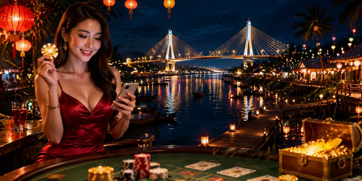 Khách hàng thưởng thức trò chơi baccarat tại Cần Thơ